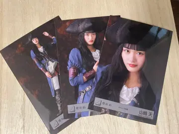 야마자키 텐 사쿠라자카46 파이리츠 의상 브로마이드 3장 세트