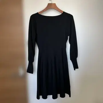 오카베 아유미 디자인 고베 레터스 미니 원피스 긴팔 블랙