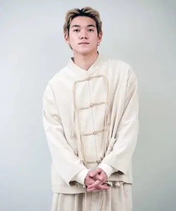 [ Eve님 착용 ] DISCOVERED 코듀로이 차이나 셔츠 블루종