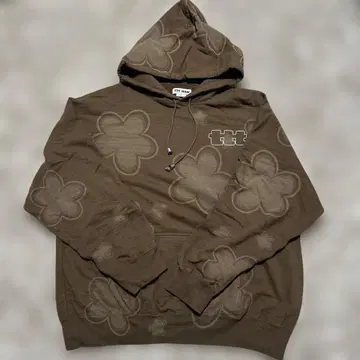 TTT MSW FlowerHoodie 후드티 브라운 꽃무늬