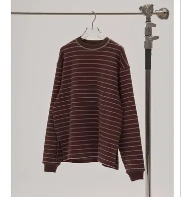 todayful Border Long T-shirts 초코