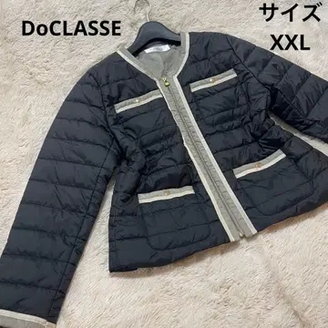 DoCLASSE (두클라쎄) 퀼팅 타프타 노카라 자켓