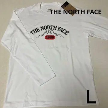 THE NORTH FACE 남성용 롱 T셔츠 L 화이트