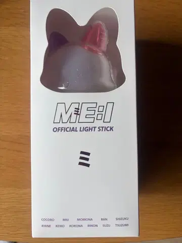 ME:I OFFICIAL LIGHT STICK 고양이 귀 디자인