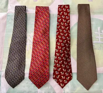 짐 톰슨 JIM THOMPSON 태국 실크 넥타이 4세트