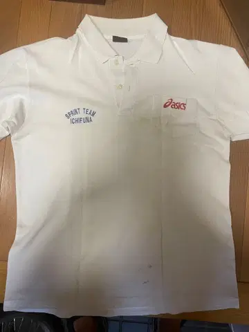 asics 피케 셔츠 SPRINT TEAM ICHIFUNA 시립선교 육상