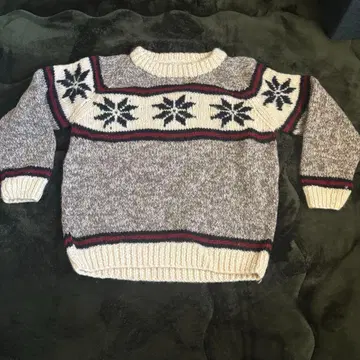 니트 노르딕 무늬