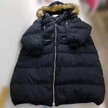 [517] 블랙 롱 다운 자켓