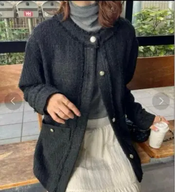 Discoat WEB 한정판 트위드 자켓