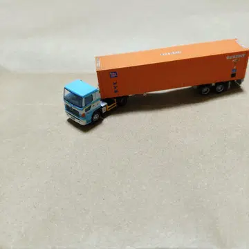 오렌지 컨테이너 트레일러 미니카