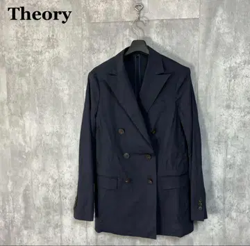 Theory 린넨 더블 테일러드 자켓 2