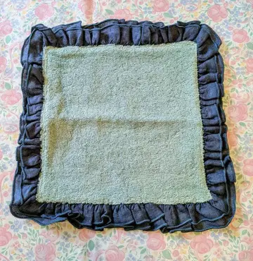 볼고 데레토바리에 프릴 미니 타월 그린 새상품