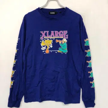 XLARGE 구제 의류 SNAKE CHRMER 뱀술사 프린트 긴팔 티셔츠