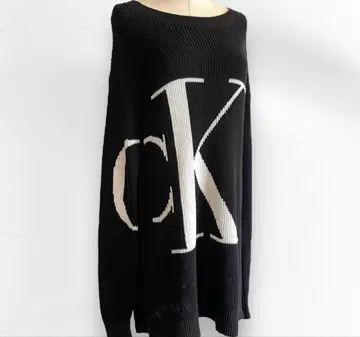 캘빈클라인 CK 로고 니트 원피스 Calvin Klein Jeans
