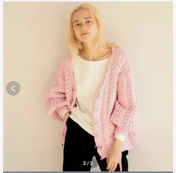 SEA ROOM LYNN 핑크 가디건