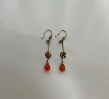 agete 아가트 오렌지 드롭형 귀걸이