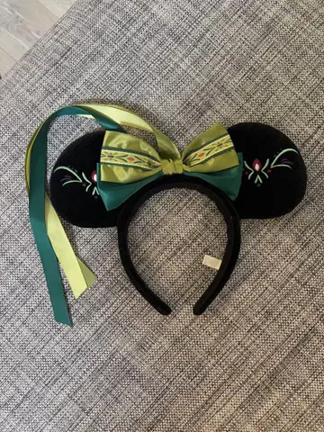 컨디션 최상 디즈니 머리띠 안나 안나 도쿄 디즈니 리조트