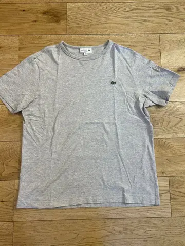 LACOSTE 슬림핏 T셔츠 그레이 US XL