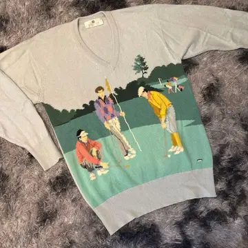 새상품급 발란타인 (BALLANTYNE) 캐시미어 스웨터 골프