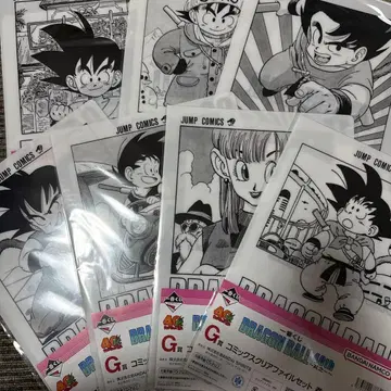 클리어 파일 7매 드래곤볼 제일복권 40주년