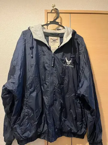 OARSMAN 네이비 나일론 자켓 후드 부착