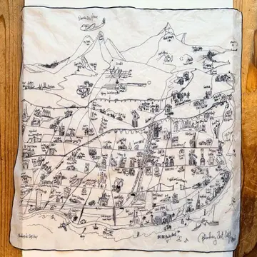 블랑키 제트 시티 지도 반다나 화이트 레어