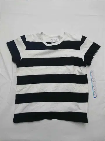 에네스베 보더 반팔 T셔츠 일본 사이즈 3 블랙 계열