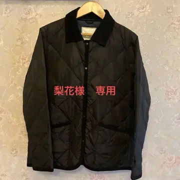 TAION CITY LINE 블랙 퀼팅 자켓