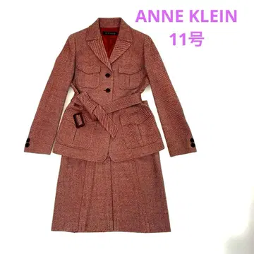 ANNE KLEIN 언클라인 스커트 수트 셋업 11호 빨간색