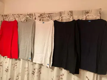 굿온 good on 보트넥 롱 티셔츠 5장 세트