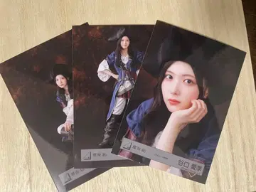 타니구치 아이리 사쿠라자카46 파이리츠 의상 브로마이드 3장 세트