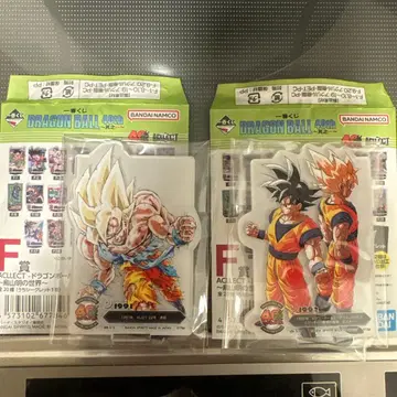 제일복권 드래곤볼 40th ~그~ F상 아크릴 스탠드 2종 세트