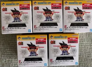 드래곤볼 제일복권 E상 만화 스트럭처 5종 세트