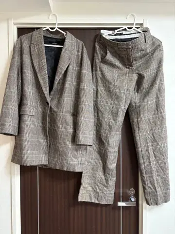 ZARA BASIC 체크 무늬 셋업