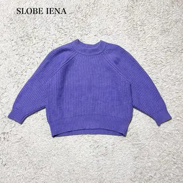 슬로브 이에나 골 변형 돌먼 니트 울 혼방 성숙 캐주얼 페미닌 무지