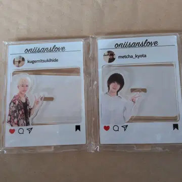 오니상즈 러브 프레임 아크릴 스탠드 2개 세트