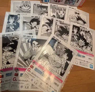 제일복권 드래곤볼 40th G상 클리어 파일 세트 12매