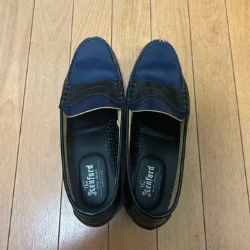 Kenford 일본제 가죽 로퍼 네이비/블랙