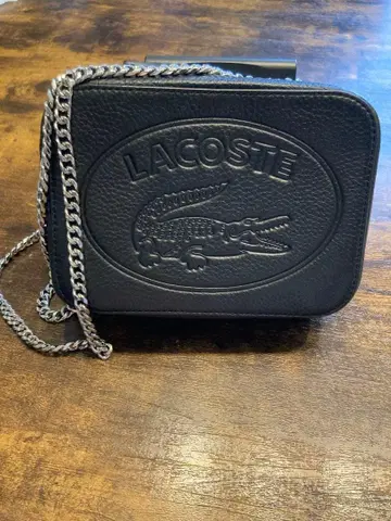 라코스테 체인 숄더백