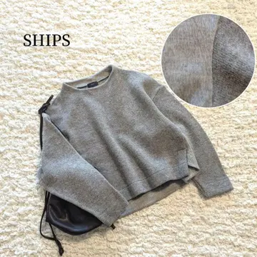 새상품급 [ SHIPS ] 쉽스 보틀넥 이소재 니트 일본제 유모