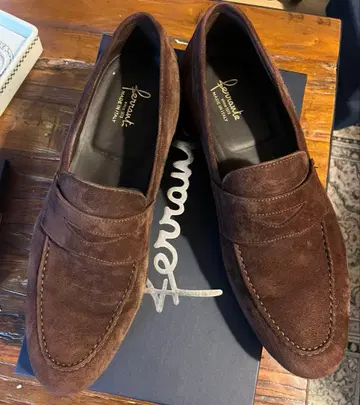 FERRANTE 스웨이드 로퍼 비브람 밑창