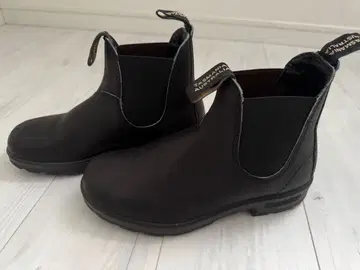 Blundstone 블랙 사이드 고어 부츠