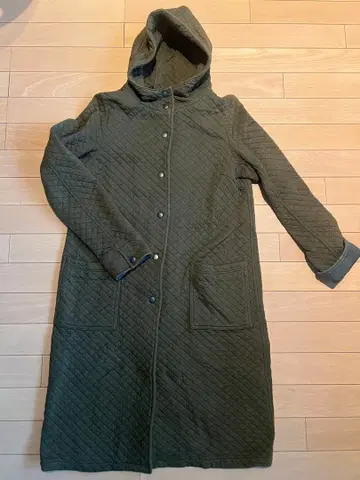 le Glazik 후드 부착 코튼 퀼팅 코트 36