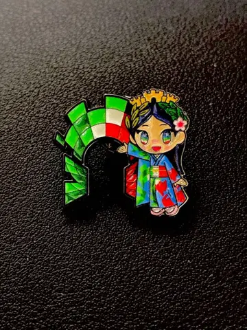 만박 핀 배지 간사이 만박 이탈리아관 이탈리아짱 초레어