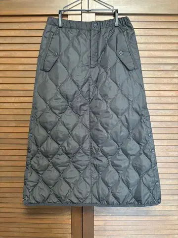 다운 스커트 여성용 TAION 밀리터리 스냅 버튼 다운