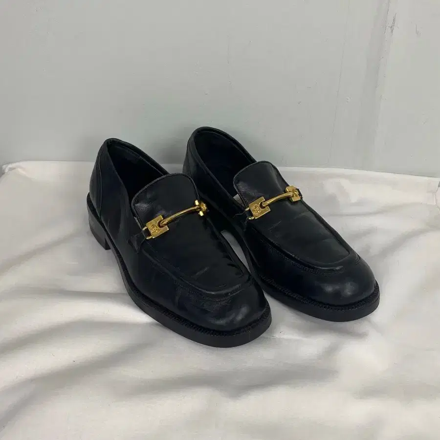 VERSACE Versace Gold Medusa Loafer Shoes 37