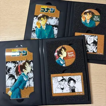 명탐정 코난 서가영(토야마 카즈하) 하인성(핫토리 헤이지) 캔뱃지 북