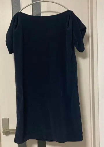 장폴노트 반팔 원피스 네이비