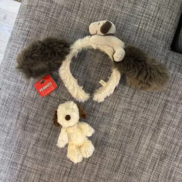 USJ 스누피 머리띠와 키링 세트 키링 미사용 새상품