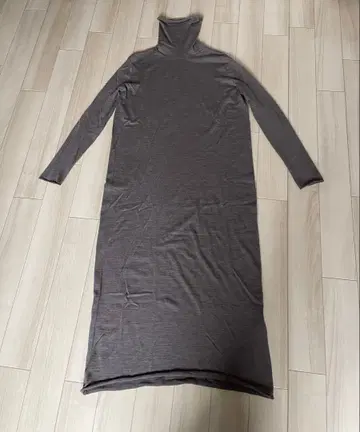 ZARA 그레이 주얼 롱 니트 원피스